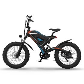 AOSTIRMOTOR Electric Bicycle 500W Motor 26" Fat Tire With 48V/15Ah Li-Battery S18-MINI New style - as picture